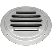 Plaque de ventilation horizontale ronde en acier inoxydable FOYO de 4/5 pouces, accessoires de quincaillerie pour yachts, salons marins, voitures