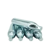 Cartouche de CO2 16g pour gonfleur de pneus, vélo et machine à bulles, cylindre métallique haute pression pour air et gaz
