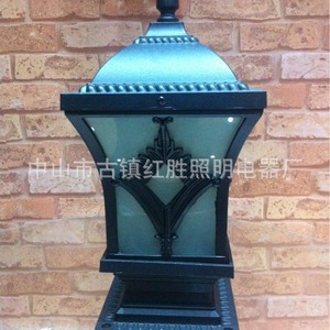 Lámparas de Pilar de Hierro con LED E27, Semi Empotradas, Iluminación Exterior para Decoración de Paredes de Villas - Product Image 4