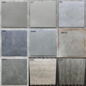 Ubin Lantai Antik Gaya Industri Minimalis Wabi-sabi, 600*600 Abu-abu Semen, Ubin Keramik Anti-selip Matte Guangdong - Product Image 2