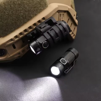 LUGER 3 pièces/ensemble Lampe torche anti-sismique à lumière forte, lampe torche tactique de camping en plein air, lampe torche de chasse, s'adapte au casque