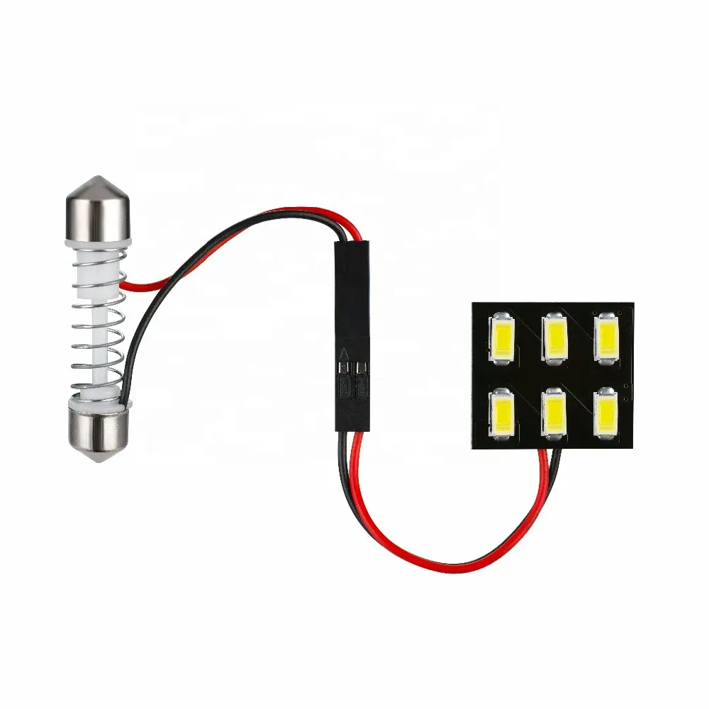 Jiachi fábrica 6smd 9smd 12smd 24smd 5630 led luz interior do carro painel t10 dome ba9s adaptador branco quente