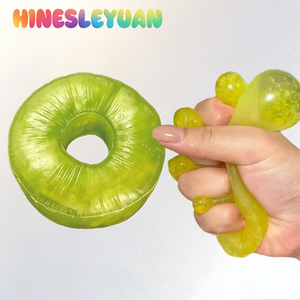 Soft TPR Pineapple Slice Shape Custom Color Squeezable Slow Rise Novelty <b>Desk</b> Squishy <b>Toy</b> - Product Image 1