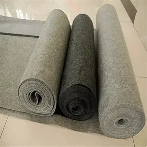 黑色和灰色彩色无纺布100% 聚酯扬声器地毯，音箱地毯