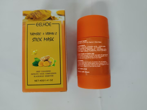 Mascarilla Facial de Barro con Cúrcuma, Vitamina C y Glicerina Hoygi - Tratamiento Dirigido para el Acné, Control de Grasa, Reduce Manchas Oscuras, Portátil, No Grasoso, Para Todo Tipo de Piel - Product Image 2