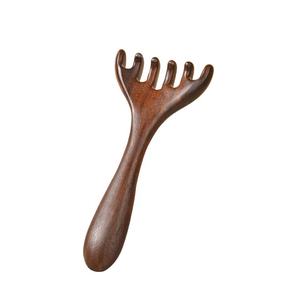 Peine Multifuncional de Bambú para Terapia Capilar y Eliminación de Piojos, Peine de Masaje <span class=keywords><strong>Meridiano</strong></span> de Seda Dorada y Sándalo Verde para Uso Doméstico y en Salones - Product Image 5