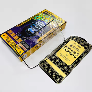 Protector de Pantalla de Vidrio Templado King Kong <span class=keywords><strong>Gorilla</strong></span> Diamond OG 9H para <span class=keywords><strong>iPhone</strong></span> 16 <span class=keywords><strong>Plus</strong></span>, 15 Pro Max, 17, 18, Protección Móvil - Product Image 2