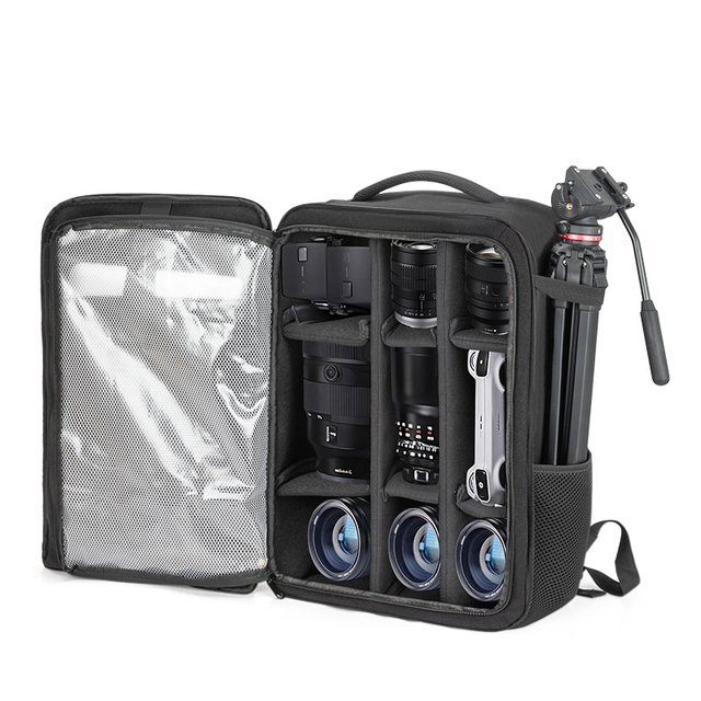 Wholesale Large Capacity Waterproof Professional Camera Backpack Fashion Durable Photography Bag for DSLR/SLR Mirrorless Cameras