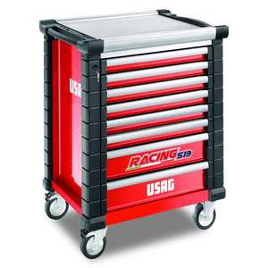 USAG - U05190508 Gabinete de rodillos de carreras-8 cajones (vacío)-EAN 8010239923997 TALLERES DE RODILLOS ARMARIOS DE RODILLOS - Product Image 1