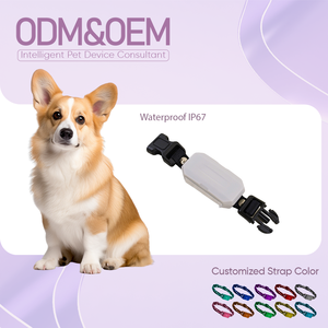 جهاز تتبع <span class=keywords><strong>GPS</strong></span> للحيوانات الأليفة قابل للارتداء مخصص بالجملة، متوافق مع البلوتوث لنظامي أندرويد وآي أو إس للياقة البدنية - Product Image 1