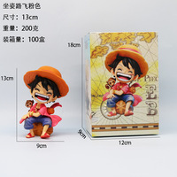 Figura de Acción de Monkey D. Luffy en Versión Q, Estilo Alegre, Figura Coleccionable, Juguete Coleccionable para Fanáticos del Anime y Niños
