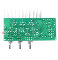 Module de carte d'amplificateur HIFI 2.1 TDA2050A + TDA2030A carte d'amplificateur de puissance de caisson de basses à trois canaux