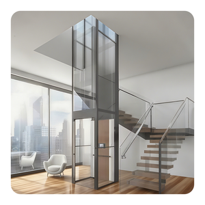 Elevador eléctrico doméstico con máquina de tracción sin engranajes, plataforma elevadora de suelo de PVC para Villa y cocina, elevador doméstico más <span class=keywords><strong>pequeño</strong></span> - Product Image 5