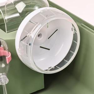 Nuove Gabbie Trasparenti per Criceti con Chiusura a Pulsante, Ville di Lusso Ecologiche in Plastica, Accessori per Animali Domestici - Product Image 4