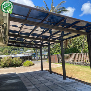 Kit d'auvent en polycarbonate aluminium design moderne pour la maison abri d'auto Pv - Product Image 6