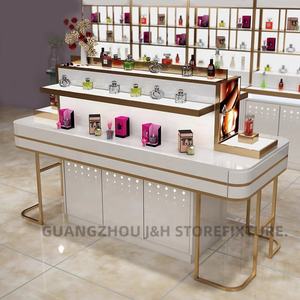 Vente en gros de présentoirs pour parfums et cosmétiques présentoirs populaires armoire à cosmétiques présentoir en métal pour cosmétiques étagères d'affichage - Product Image 3