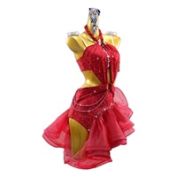 Traje de Baile Latino 2026 381jh, Traje de Competición de Alta Gama, Traje de Flores para Actuación en Blackpool, Vestido Sexy Personalizado para Samba