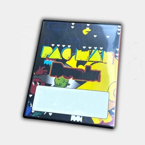 Sacs Mylar personnalisés imprimés, découpés sur mesure, anti-odeur, à fermeture éclair, pour bonbons gélifiés comestibles, format 8ème (3,5g), en forme de disque circulaire, avec boîte de rangement pour CD - Product Image 2
