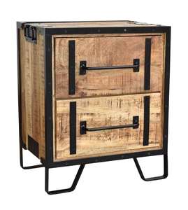 Mesita de Noche Minimalista de Madera con Cajón de Almacenamiento, Mueble Moderno para Dormitorio, Gabinete para Sala de Estar o Recámara - Product Image 1