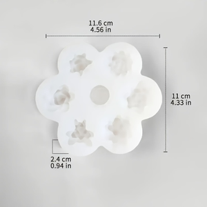Stampi in Resina (7 Tipi) per Piante Succulente, Modelli Fai-da-Te per Candele Profumate, Colate in Resina, Decorazioni in Gesso - Product Image 4