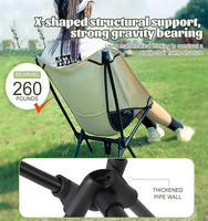 Portable Art Espace Lumière Tabouret De Stockage En Plein Air Pêche Camping Pliant Pique-Nique Lune Chaise