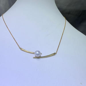 Collar de Perlas de Agua Dulce Naturales de Zhuji para Mujer, 6-7 mm, Redondas, Impecables, Diseño de Palillo de Aurora, Cadena de Clavícula Religiosa Ortodoxa - Product Image 2