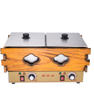 プロの電気ダブルベイスン18長方形グリッドおデン鍋料理関東料理 - Product Image 3