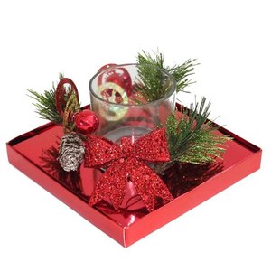 Candela con Design Babbo Natale per Decorazioni da Tavola e Feste - Product Image 1