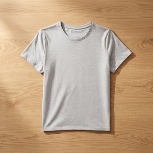 เสื้อยืดคอกลมผู้ชายผ้าฝ้ายถักเนื้อหนัก 200 GSM คุณภาพสูง ระบายอากาศได้ดี ลายตัวอักษร ด้านหน้าเรียบ - Product Image 2