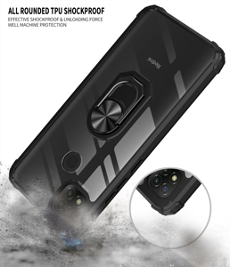 Custodia trasparente ShanHai per Xiaomi <span class=keywords><strong>Mi</strong></span> 9 Lite 9T Pro Note <span class=keywords><strong>10</strong></span> <span class=keywords><strong>T</strong></span> Redmi Note 9 9S 8 <span class=keywords><strong>T</strong></span> 8 <span class=keywords><strong>T</strong></span> 7 5 Pro 9A 9C POCO X3 NFC Ring Cover - Product Image 5