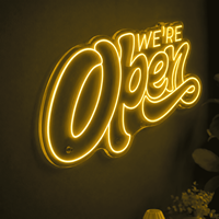 Enseigne commerciale LED néon personnalisée en acrylique, boîte à lumière avec logo pour magasin, restaurant, café, affichage