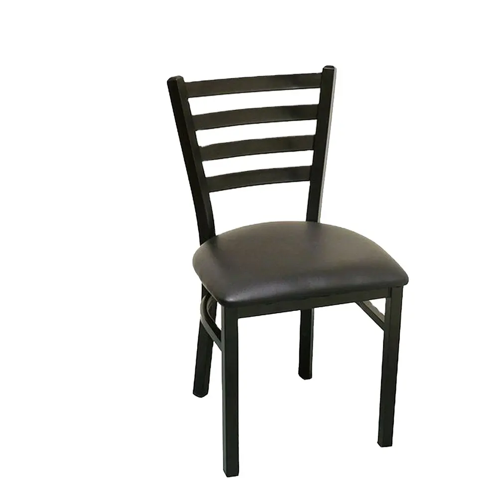 椅子モダンなレストランの家具金属製の椅子はしごバック素朴なレストランの椅子