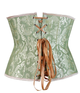 Women Vintage Corsets Waist Plus Size Underbust Corset Body Shapers 26 Steel Boned Waist <strong>Trainer</strong> Corsets - Product Image 4