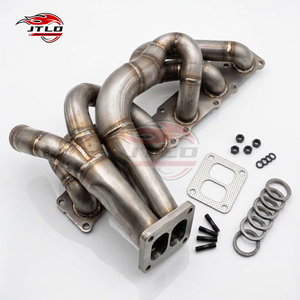 Высокопроизводительный турбоколлектор N54 Single Turbo с верхним расположением турбин (Twinscroll) для BMW E90 <span class=keywords><strong>E92</strong></span> <span class=keywords><strong>335i</strong></span> |   Выхлопная труба с фланцем T4 для турбонаддува - Product Image 3