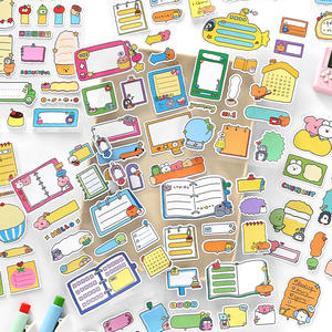 2 Fogli/Confezione di Adesivi Scrivibili 'Cose Buone Accadono <span class=keywords><strong>Ogni</strong></span> Giorno', Simpatici Adesivi Decorativi Creativi per Planner Fai-da-Te - Product Image 1