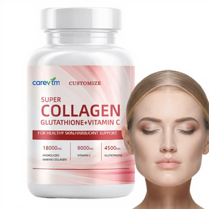 L-Glutathion-Pillen Vitamin C Meereskollagen 3-in-1 Aufhellende Meereskollagen-Kapseln Nahrungsergänzungsmittel zur Hautaufhellung - Product Image 1