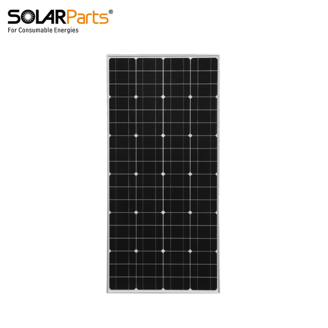 High Efficiency 100W Rigid Solar Panel with PERC Technology for Yachts Travel Tourism Cars