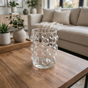 Tazón de Vidrio Transparente Moderno y Elegante, Tazón Redondo para Servir, Apto para Lavavajillas, para Uso en Fiestas en Casa, Decoración de Mesa para Frutas y Postres - Product Image 1