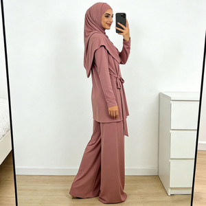 3-Piece Islamic Burkini for Women Modest Swimwear Long Sleeve Pants And Hijab Set - Product Image 4