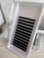 Extensions de cils Camellia LJ LB LC LD C D M L CC DD Curl Easy Fan, noires, 0.03 0.05 0.07mm, volume russe