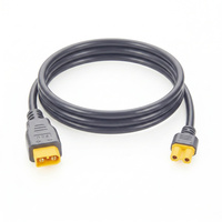 Câble d'extension convertisseur XT30 mâle vers XT60 femelle pour drone RC, robot FPV, moteur ESC, batterie, générateur d'énergie