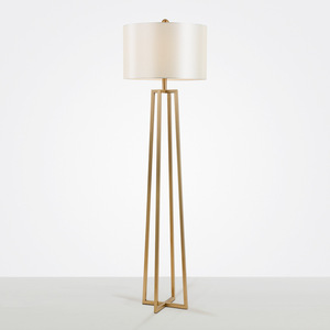 Yizhongshan — lampe Led autoportante en fer doré, Design moderne, luminaire décoratif d'intérieur, idéal pour un salon - Product Image 4