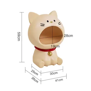 MD heart furniture| 2023 New minimalist modern children's room amusement park Polyresin animal small side table With storage