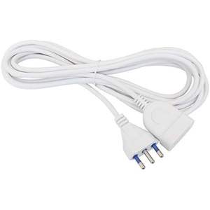 Cable de Alimentación ROSI de 16A, Extensión Lineal de 3 m, Blanco, Revestimiento de PVC, Conductor de Cobre para CA, Enchufe Australiano, Certificado SAA para Uso en Electrodomésticos - Product Image 2