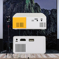 Projecteur portable mini YG300 Android 9 LED haute luminosité, prêt pour la 4K, Wi-Fi 2.4G/5G intégré, haut-parleurs stéréo HIFI, 3D - Vente chaude