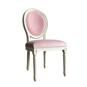 Silla de Comedor de Madera Maciza con Respaldo Redondo Estilo Americano Vintage, Silla de Diseño Europeo Minimalista para Cafetería y Hotel - Product Image 2