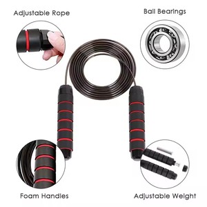 Corde à Sauter CHENGMO SPORTS Vitesse Réglable avec Roulement, Fil d'Acier Prix Usine pour Entraînement Personnel à Domicile ou en Salle de Sport - Product Image 2