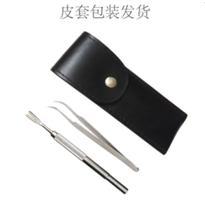 WELLFLYER PETP-090環境に優しいステンレス鋼ペットノミ & ダニ除去ツールセット引っ掻くフックピンセットクリップ - Product Image 3
