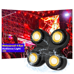 Projecteur PAR LED SHTX haute luminosité IP65 étanche 4*100W blanc froid + blanc chaud pour scène extérieure, éclairage de scène à 4 yeux - Product Image 2