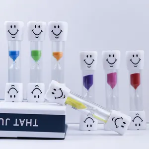 Design Hourglasses Bulk Price Colorful Shower Teeth Brush Timer For Kid Timer Cube Brushing Teeth Sand Timer Plastic Hourglass